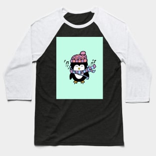 Musical Penguin Baseball T-Shirt